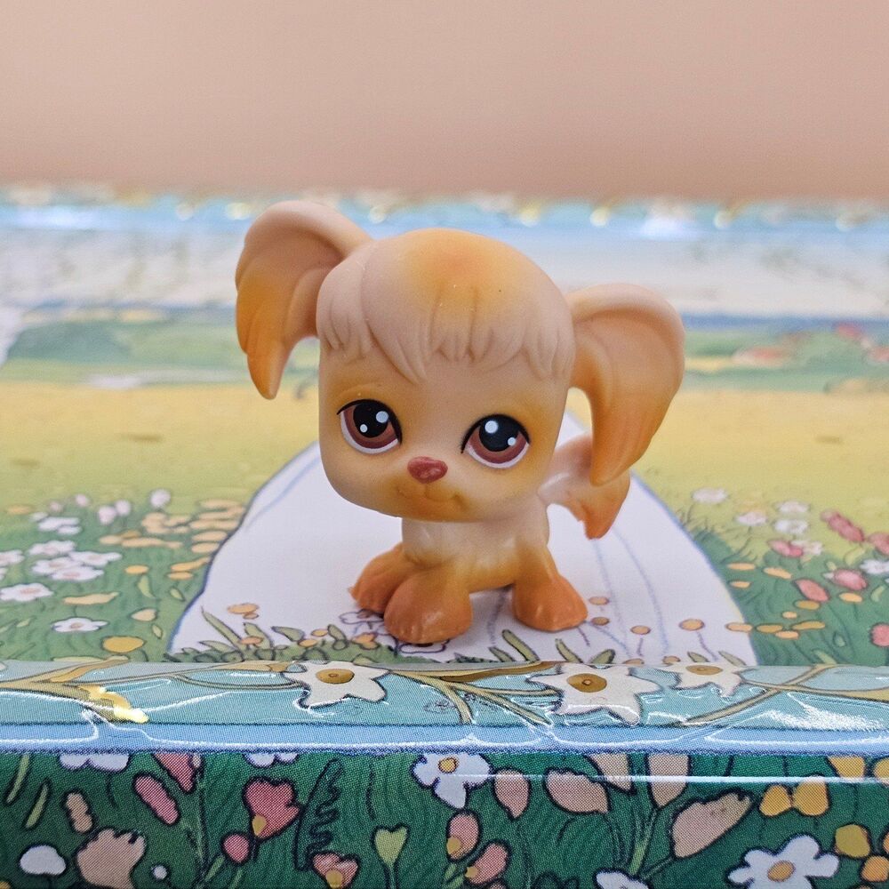 ♡ Littlest Pet Shop Gen 1 Spaniel Dog #26 LPS ♡